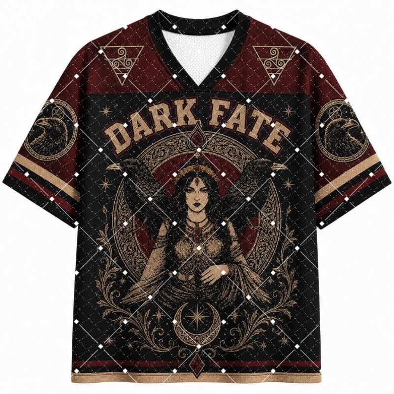 Street Fashion Baggy - Dark Fate Cadı Kuzgun Baskılı V