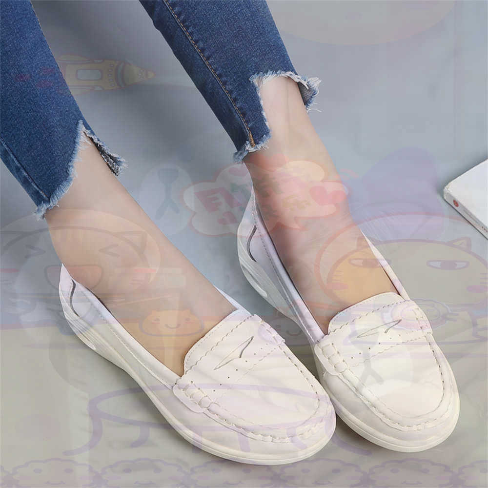 Street Fashion In Vietnam - Yumuşak Slip-on Bayan Büyük Boy Ayakkabı
