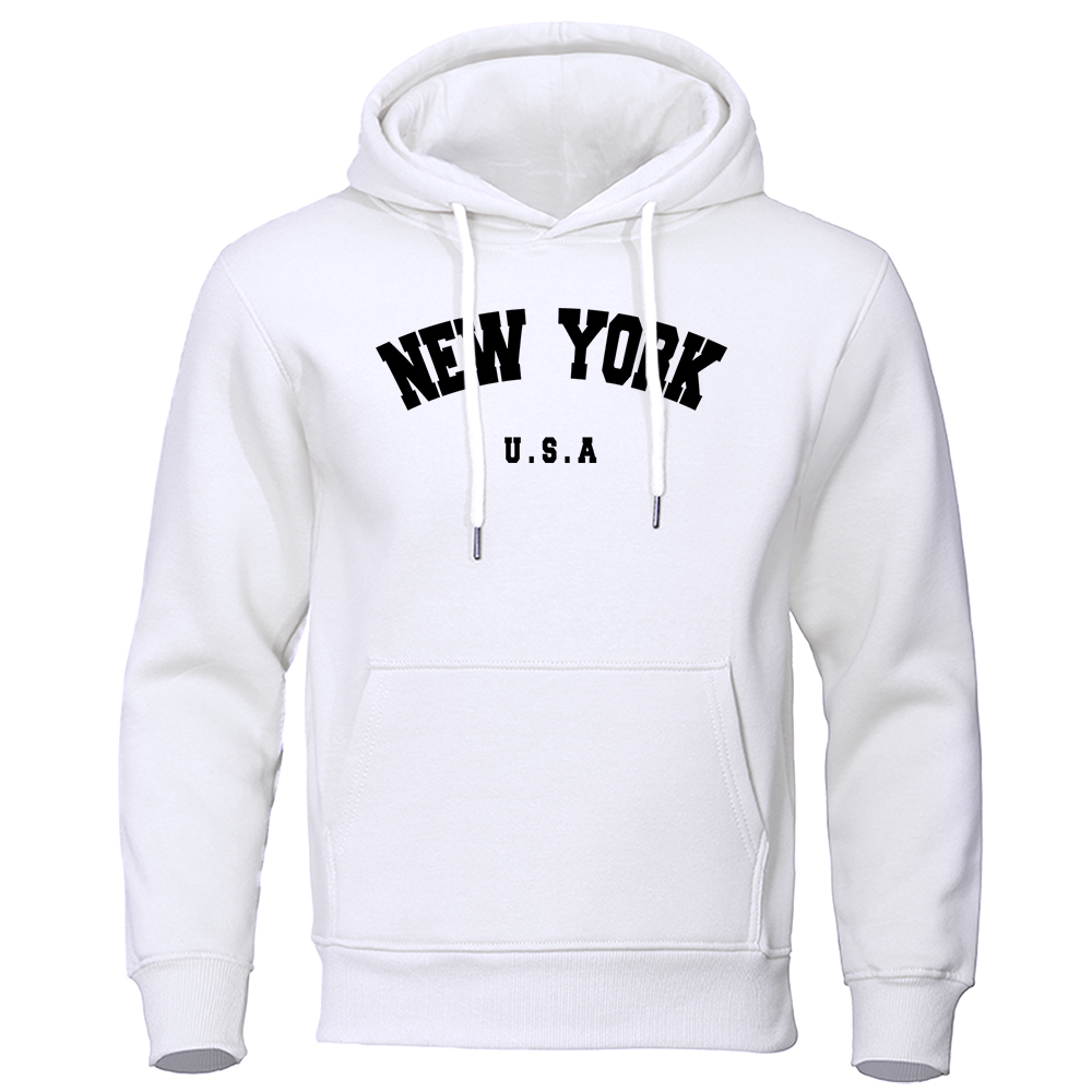 Street Fashion New York - NEW YORK Letter U.S.A Şehir Baskılı