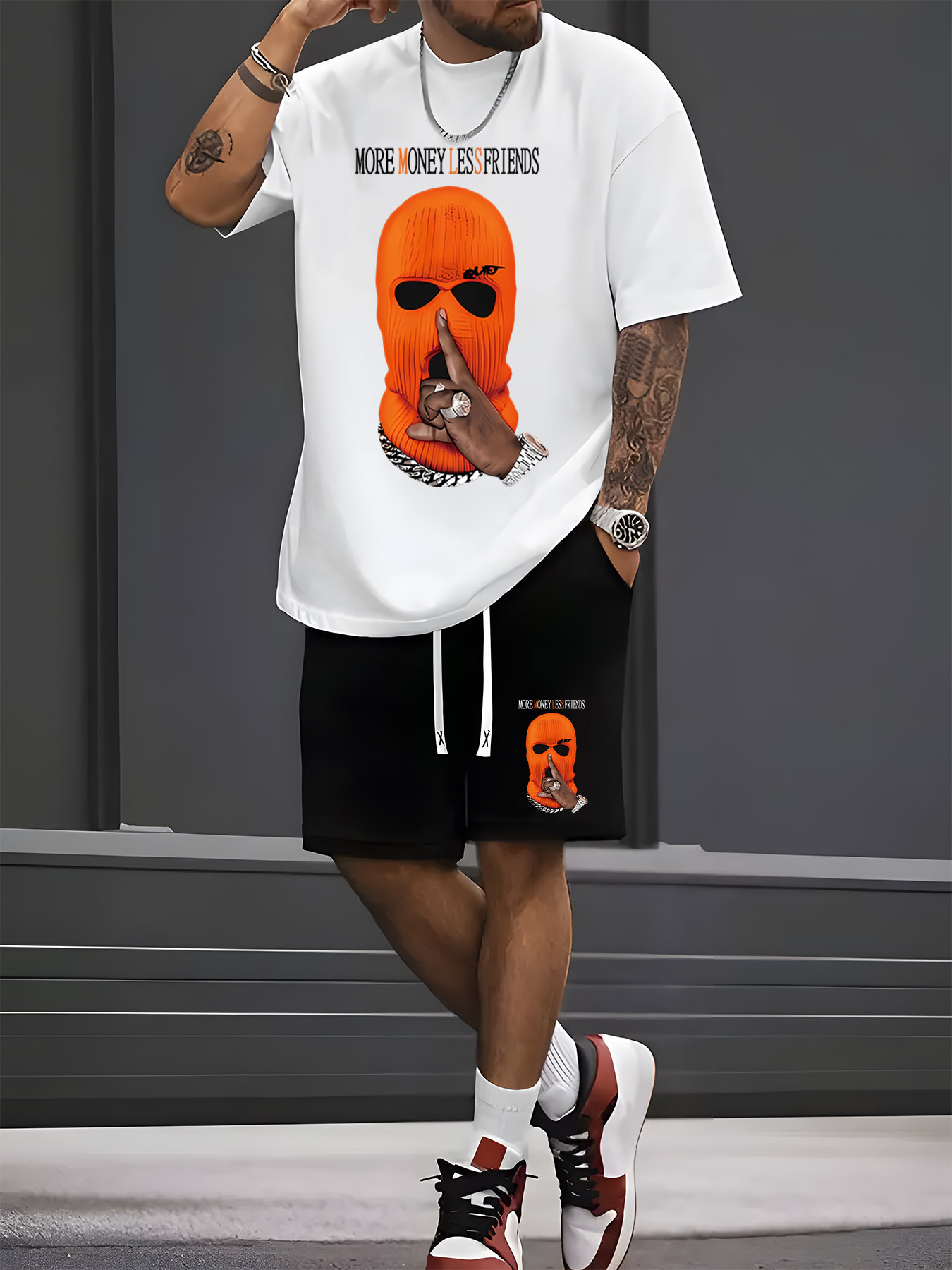 Street Fashion Male - 2026 Yaz Yeni Erkek Kısa Kollu