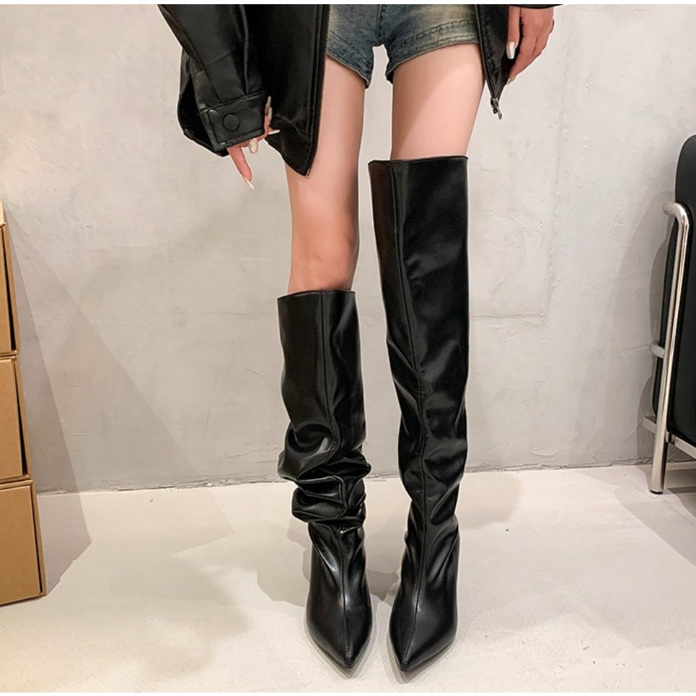 Kış Modası Pileli Sivri Burunl - Street Fashion Winter incelemesi ve fiyatı