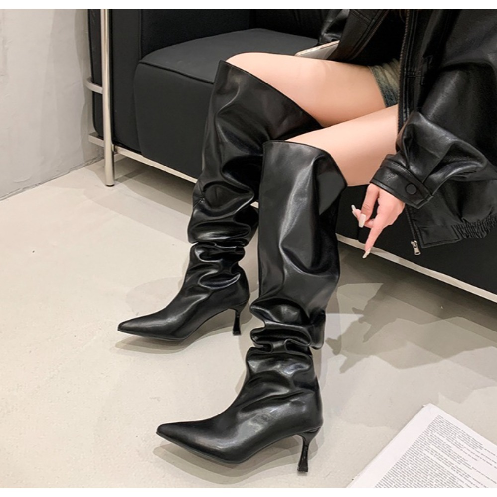 Kış Modası Pileli Sivri Burunl - Street Fashion Winter incelemesi ve fiyatı