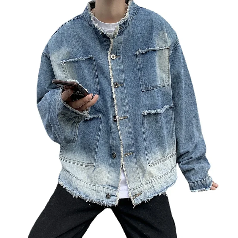 Amerikan Retro Hip Pop Ham Ken - Street Fashion Jacket Men incelemesi ve fiyatı