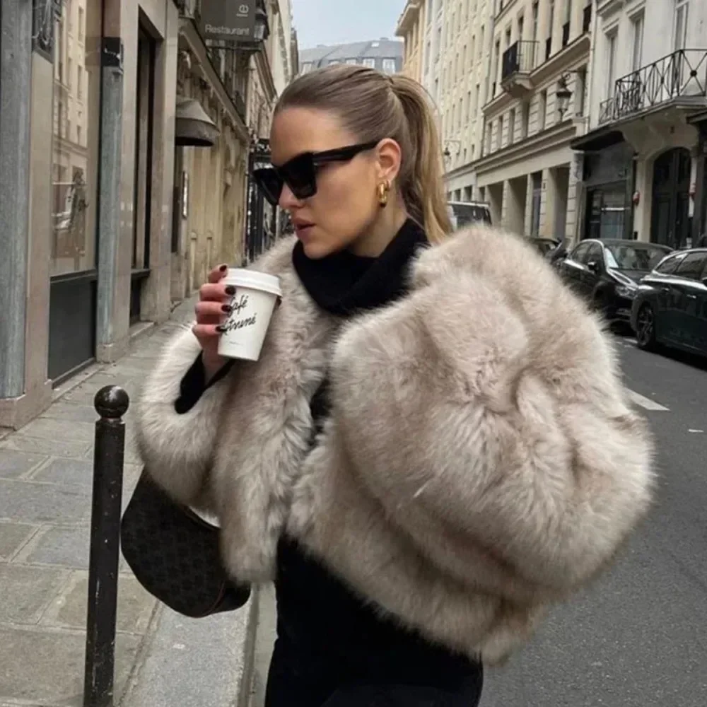 OFTBUY Taklit Kürk Ceket Kadın - Street Fashion Week incelemesi ve fiyatı