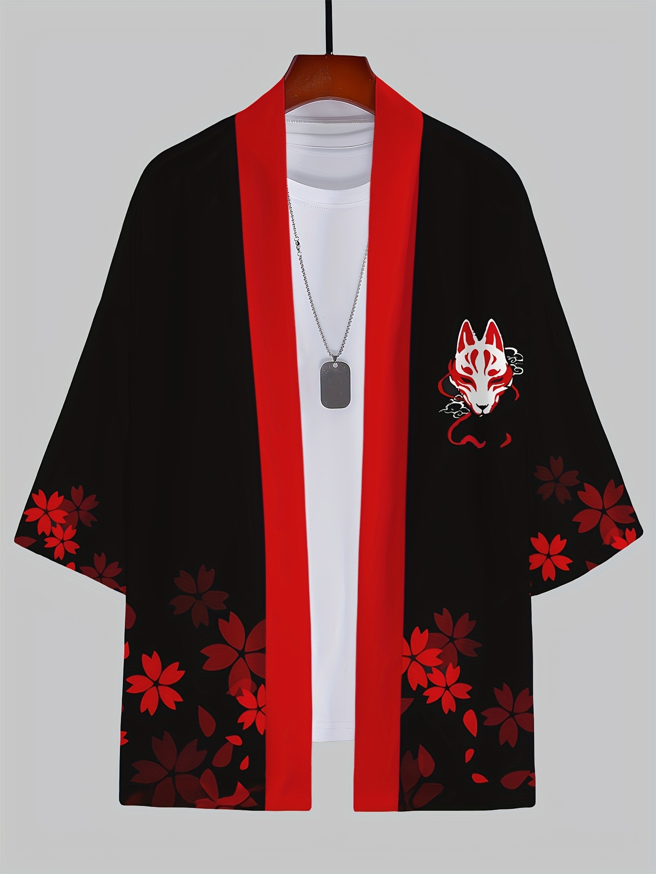 2026 Yaz Erkek Kimono 3D Baskı - Street Fashion Kimono incelemesi ve fiyatı