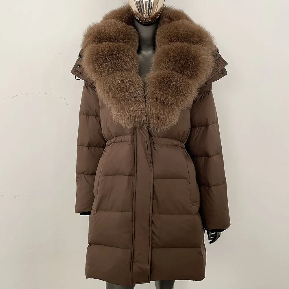 Gerçek Kürk Ceket Moda Kapüşon - Street Fashion Official incelemesi ve fiyatı
