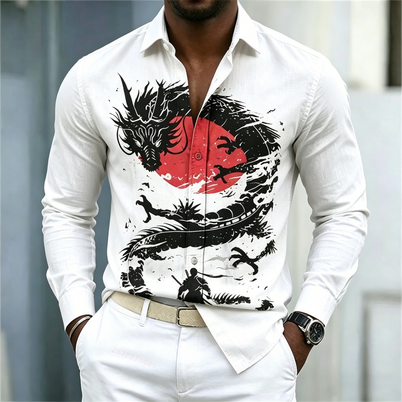 2026 Yeni Erkek Gömleği Beyaz  - Street Fashion Male incelemesi ve fiyatı