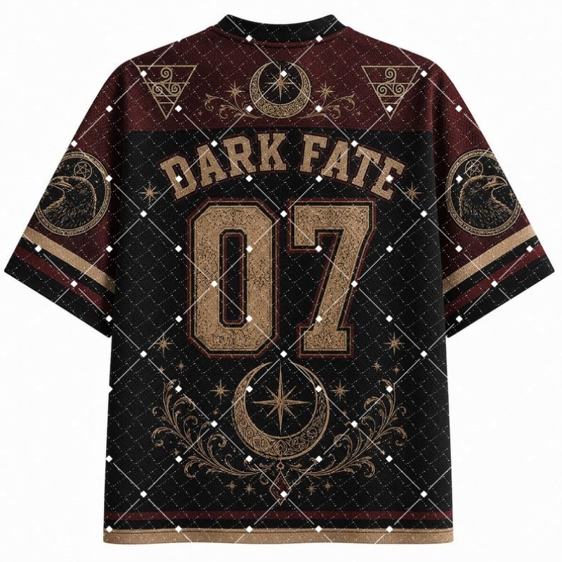 Dark Fate Cadı Kuzgun Baskılı  - Street Fashion Baggy incelemesi ve fiyatı