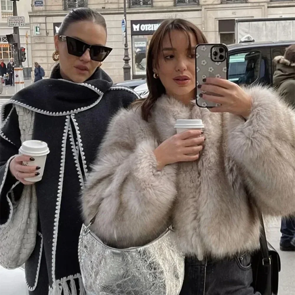 Sahte Kürk Ceket Kadın Sokak M - Street Fashion Week incelemesi ve fiyatı