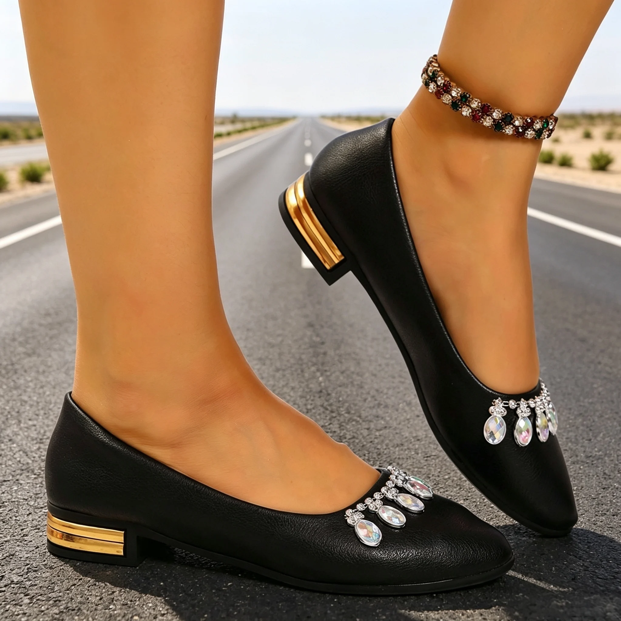 Kadın Düz Ayakkabılar Sivri Bu - Street Fashion Ladies incelemesi ve fiyatı