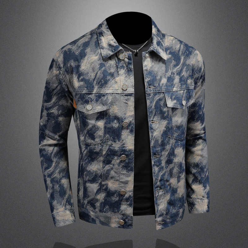 2023 Bahar Vintage Denim Ceket - Street Fashion Jacket Men incelemesi ve fiyatı