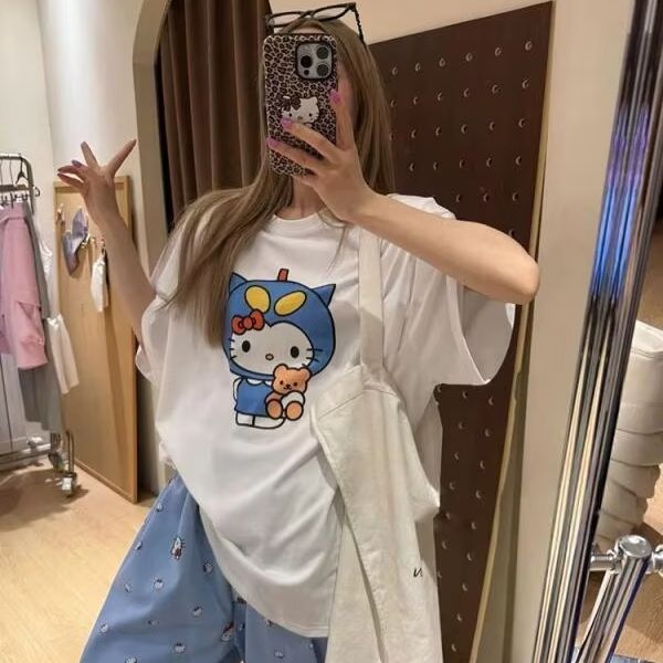 Kısa Kollu Hello Kitty Baskılı - Street For Fashion incelemesi ve fiyatı