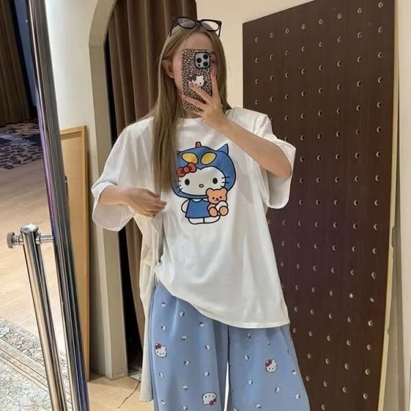Kısa Kollu Hello Kitty Baskılı - Street For Fashion incelemesi ve fiyatı
